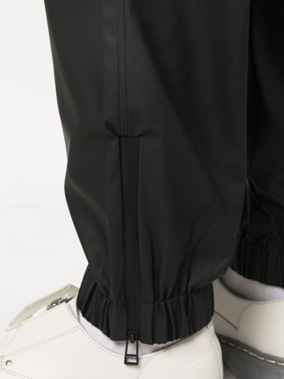 Shop Rains Drawstring Elasticated Trousers In Black