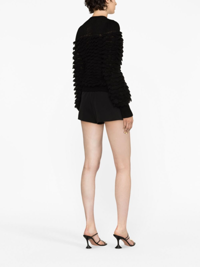 Zimmermann Luminosity Scallop Sweater In Black