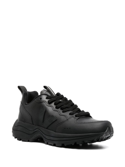 Veja Venturi Sneakers In Suede And Ripstop In Black
