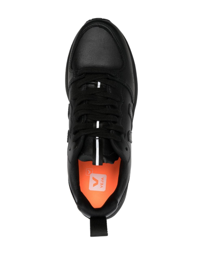 Veja Venturi Sneakers In Suede And Ripstop In Black