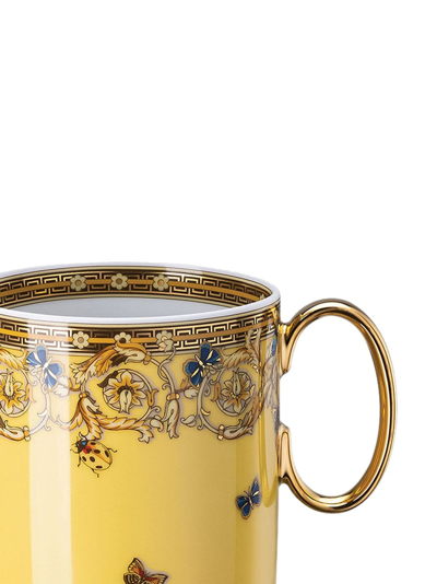 Versace X Rosenthal Jardin De  Mug (7.2cm) In Yellow