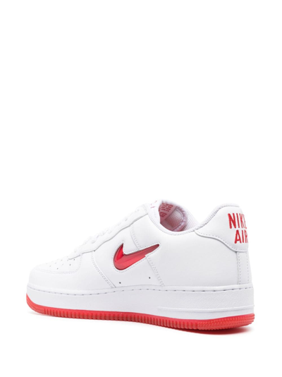 Shop Nike Air Force 1 Retro Leather Sneakers In White