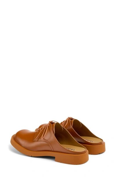 Camperlab Mil 1978 Backless Loafers In Medium Brown