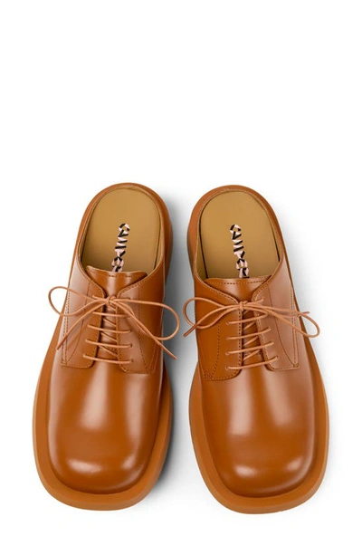 Camperlab Mil 1978 Backless Loafers In Medium Brown