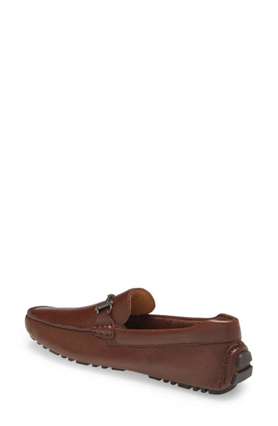 Nordstrom Bryce Bit Driving Shoe In Brown Leather