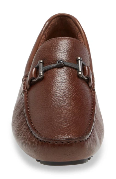 Nordstrom Bryce Bit Driving Shoe In Brown Leather