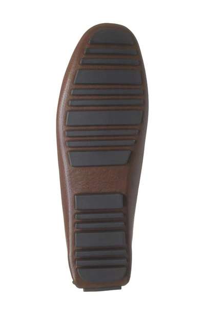 Nordstrom Bryce Bit Driving Shoe In Brown Leather