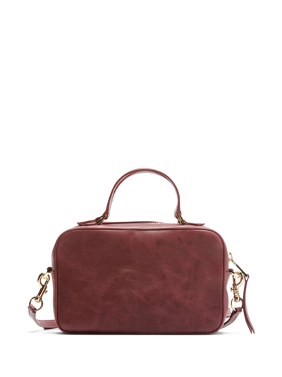 Shop N°21 Bauletto Leather Tote Bag In Red