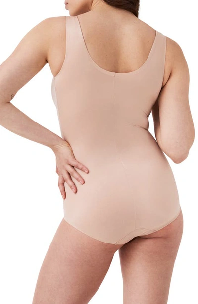 Shop Spanx Thinstincts 2.0 Tank Bodysuit In Champagne Beige