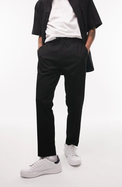 Shop Topman Skinny Smart Trousers In Black