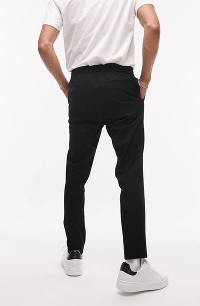Shop Topman Skinny Smart Trousers In Black