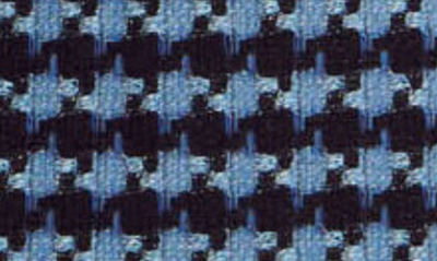 Shop Sandro Marty Houndstooth Tweed Miniskirt In Blue / Black