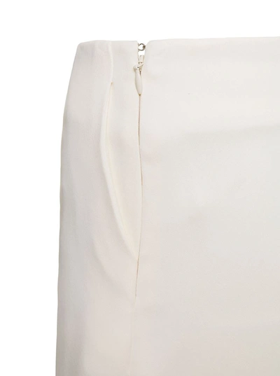 Shop Mvp Wardrobe 'kennet' White Shorts With Invisible Zip Woman
