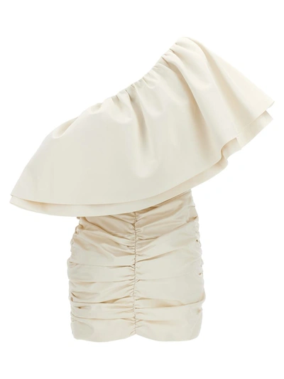 Shop Rotate Birger Christensen Rotate Bridal Capsule Ruffle Dress In White