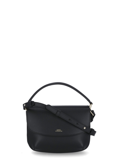 Shop Apc Sarah Shoulder Bag In Black