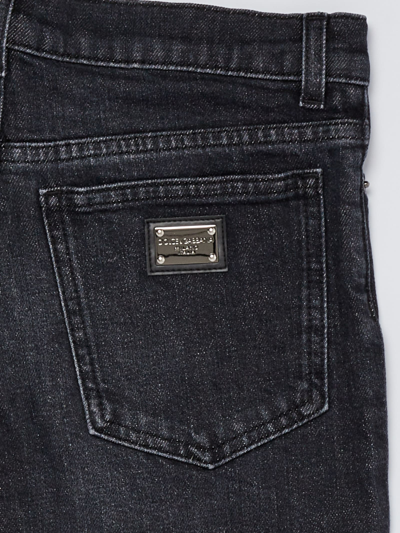 Shop Dolce & Gabbana Denim Jeans Jeans In Denim Nero