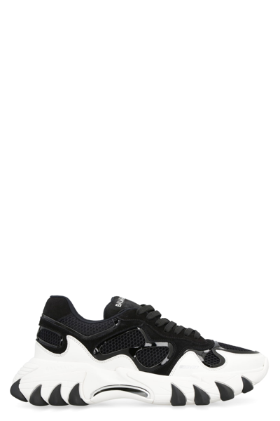 Shop Balmain B-eastlow-top Sneakers In Black