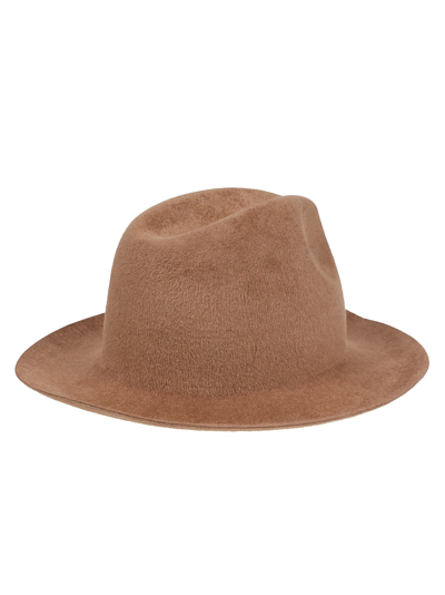 Shop Ruslan Baginskiy Fedora Hat In Brown