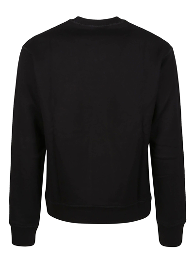 Shop Dsquared2 Pixeled Icon Cool Fit Sweatshirt In Black