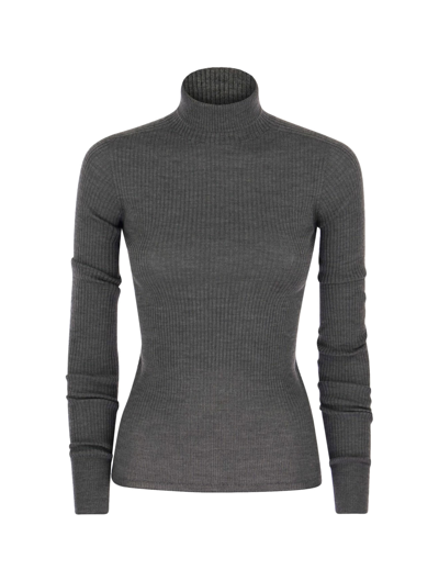 Shop Sportmax Flavia Sweater In Light Grey