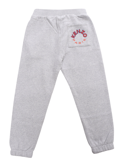 Shop Kenzo Track Pants In Grey