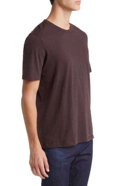 Shop Theory Cosmo Solid Crewneck T-shirt In Malbec