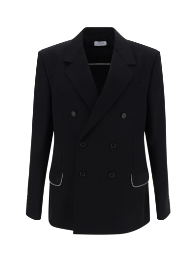 Shop Off-white Blazer Jacket In Black Blac