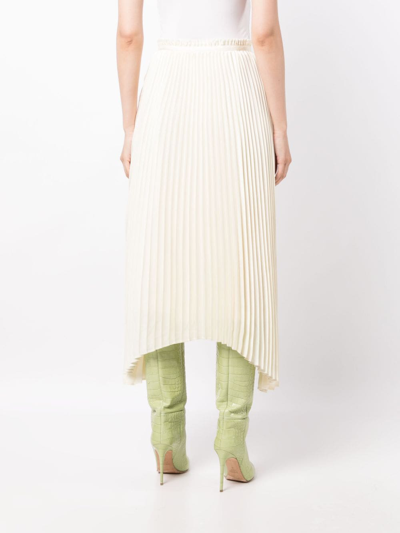 Rejina Pyo Dilan Pleated Midi Skirt In White