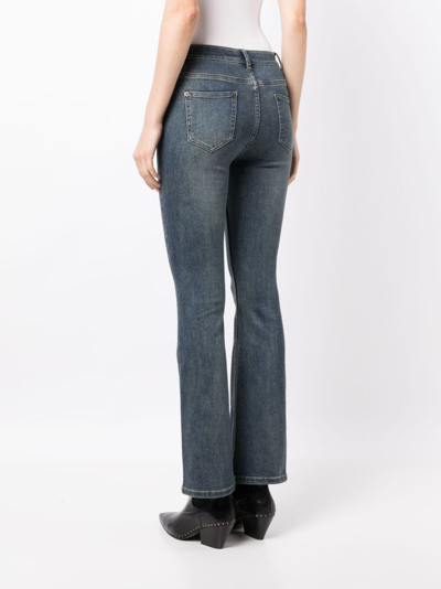 Shop B+ab High-rise Flared Jeans In Blue
