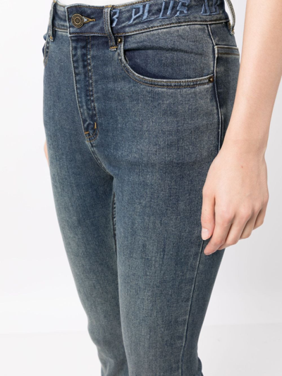 Shop B+ab High-rise Flared Jeans In Blue