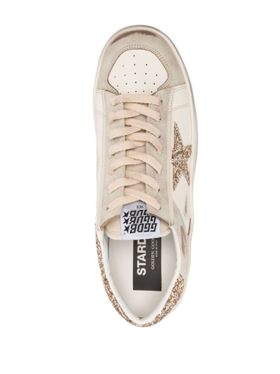 Golden Goose Star-patch Lace-up Sneakers In White