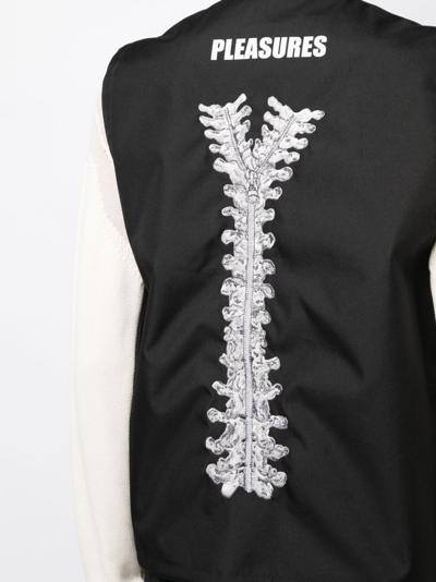 Shop Eastpak X Pleasures Spine Vest In Black