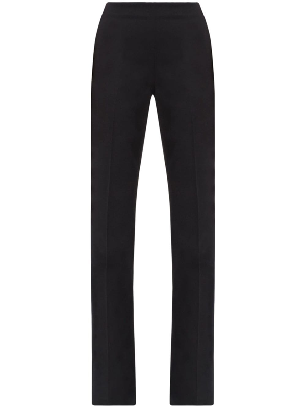 Wool Double Natté Straight Pants