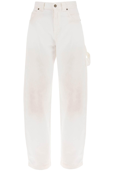 Shop Darkpark 'audrey' Cargo Jeans In White