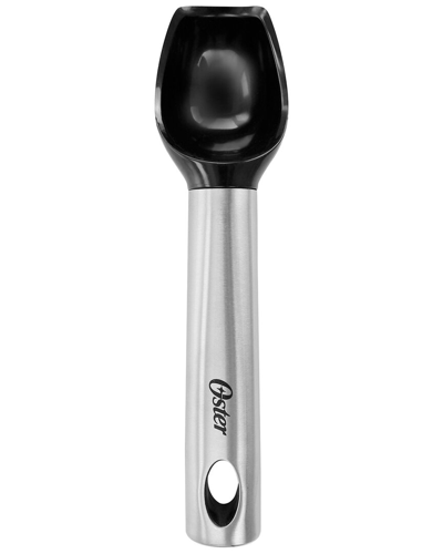 Shop Oster Baldwyn Stainless Steel And Plastic Ice Cream Scoop In Silver