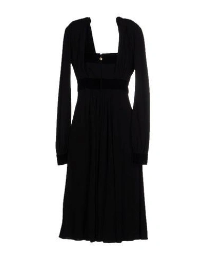 Shop Just Cavalli Knee-length Dress In Black
