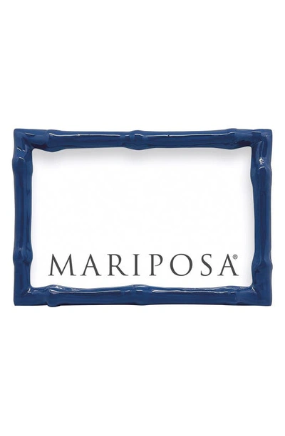 Shop Mariposa Blue Sand Cast Aluminum Picture Frame