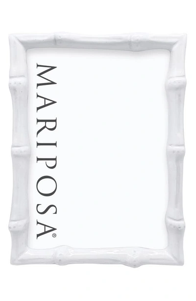 Shop Mariposa White Sand Cast Aluminum Picture Frame
