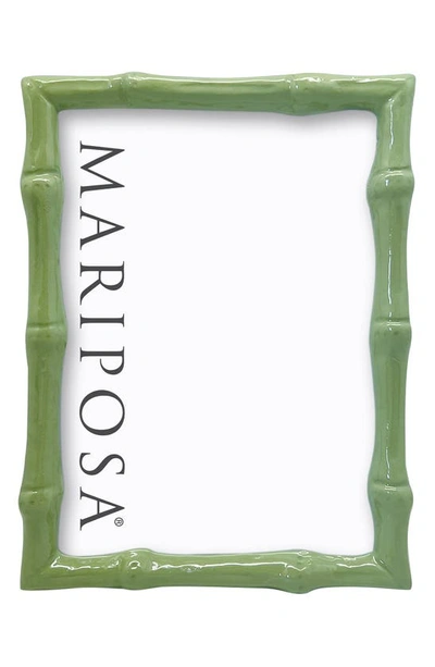 Mariposa Green Sand Cast Aluminum Picture Frame In Green