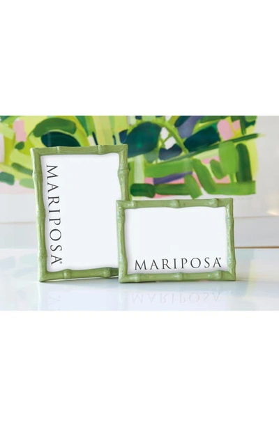Mariposa Green Sand Cast Aluminum Picture Frame In Green