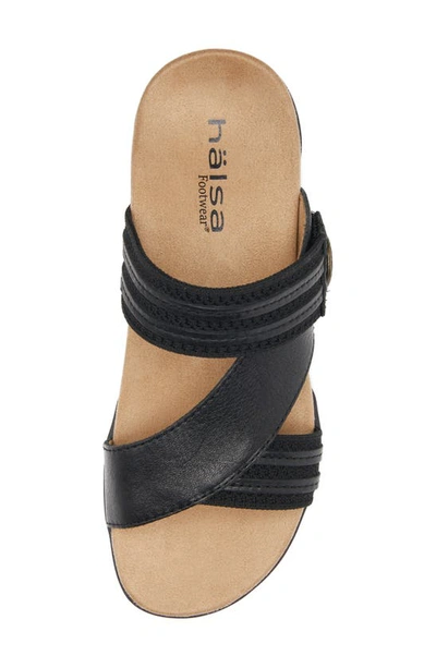 Shop Halsa Footwear Desiree Sandal In Black