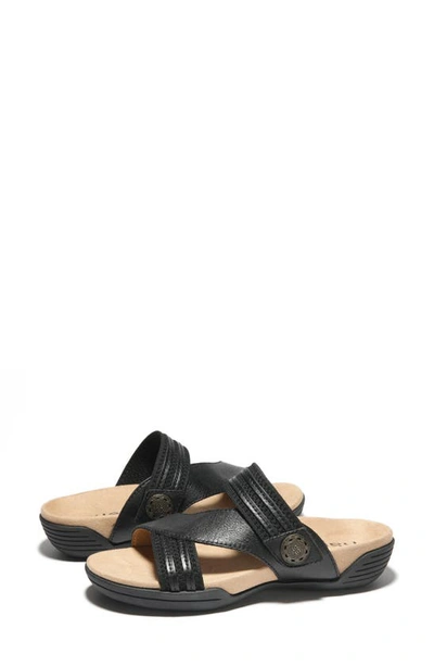 Shop Halsa Footwear Desiree Sandal In Black