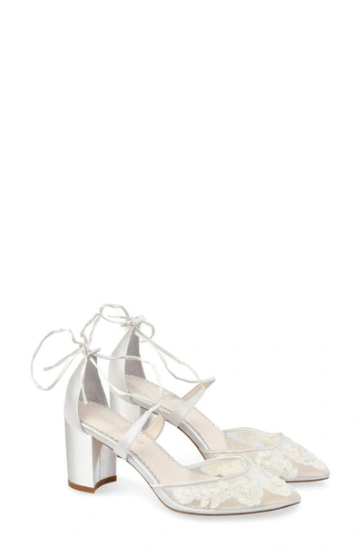 Bella Belle Abigail Pointed Toe Pump In Ivory | ModeSens