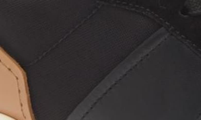 Shop Tod's Two-tone Leather Sneaker In Nero/ Nocciola Chiaro