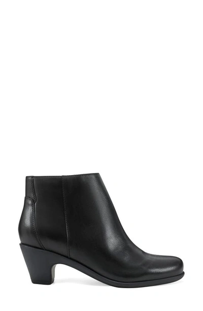 Easy Spirit Women's Camira Round Toe Tapered Heel Casual Booties In Black