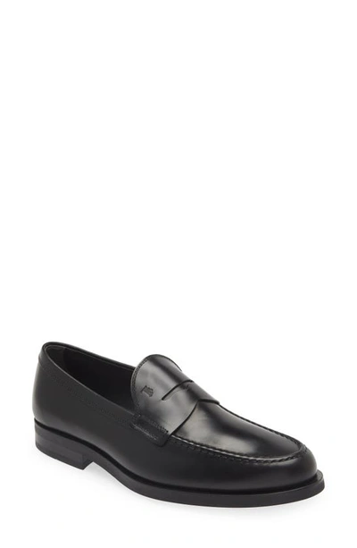 Shop Tod's Formale Penny Loafer In Nero