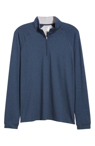 Johnnie-o Freeborne Prep-formance Quarter Zip Pullover In Wake