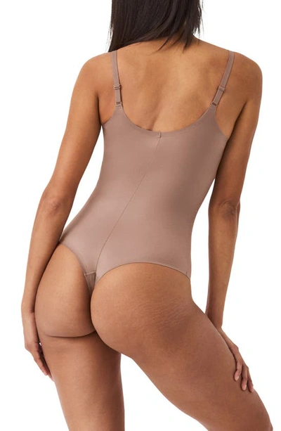 Spanx Thinstincts 2.0 Camisole Thong Bodysuit In Cafe Au Lait