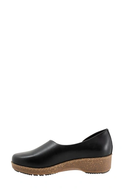 Softwalk Addie Womens Leather D'orsay Clogs In Black