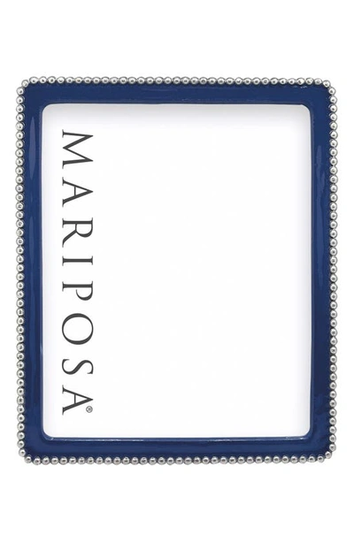 Mariposa Beaded 8 X 10 Frame In Blue